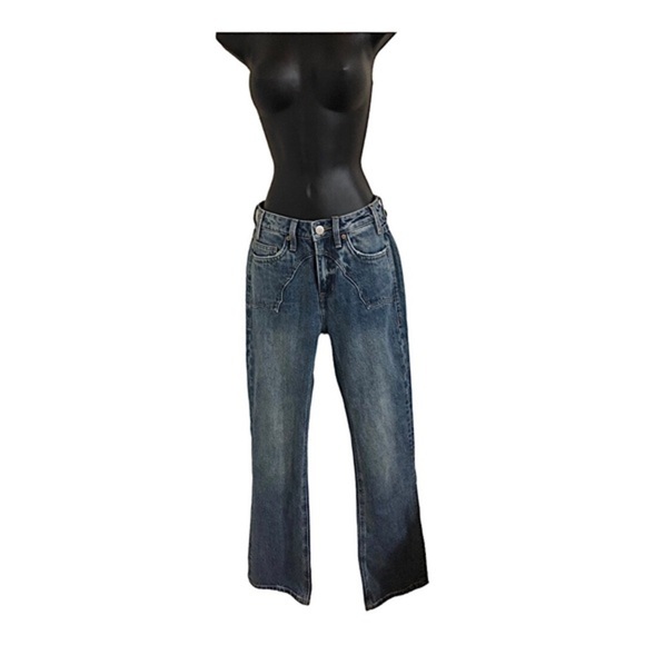 Rock & Roll high rise medium vintage wash bootcut jeans size 24x34‎ new - Picture 5 of 11